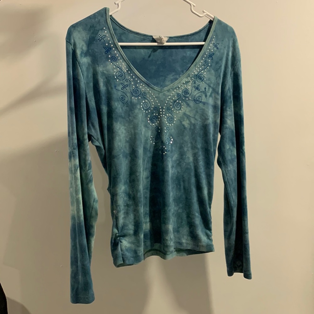 STORE CLOSING!!! Y2K Vintage Bedazzled Top